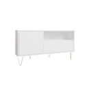 White Corner TV Cabinet