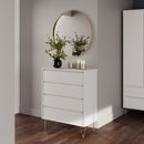 White 4 Drawer Chest