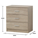 3 Drawer Sonoma Oak Chest