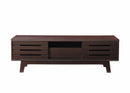 Dark TV Cabinet With Sliding Doors
