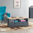 Dark Grey Coffee Table With Storage