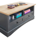 Dark Grey Coffee Table With Storage