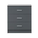 Anthracite 3 Drawer Chest
