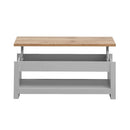 Light Grey & Oak Coffee Table