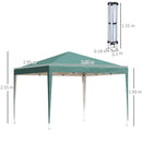 Green Folding Pop Up Gazebo