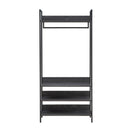 Zahra 3 Piece Bedroom Furniture Set Open Wardrobes - Bedroom Sets
