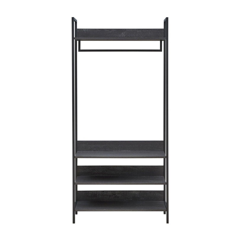 Zahra 3 Piece Bedroom Furniture Set Open Wardrobes - Bedroom Sets