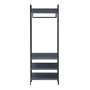 Zahra 4 Piece Bedroom Furniture Set Open Wardrobes - Bedroom Sets