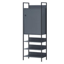 Zahra 4 Piece Bedroom Furniture Set Open Wardrobes - Bedroom Sets