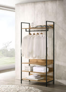 Zahra 4 Piece Bedroom Furniture Set Open Wardrobes - Bedroom Sets